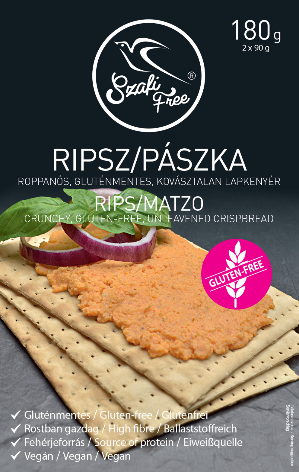 Szafi Free ripsz/pászka 180 g