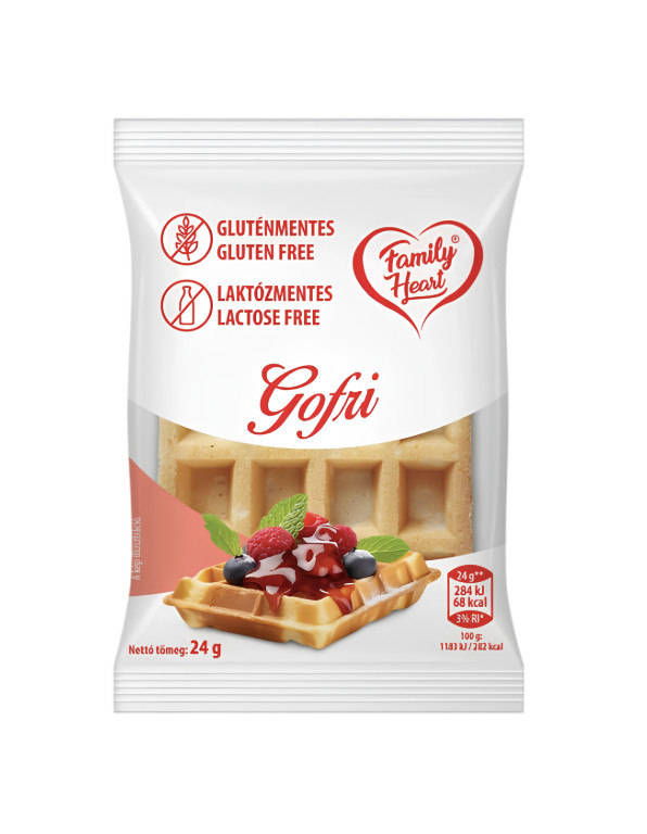 Family Heart Gofri Gluténmentes Laktózmentes