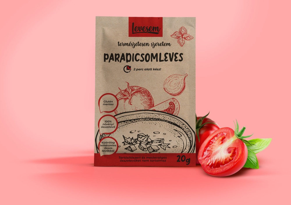 Levesem gluténmentes paradicsomleves 20 g
