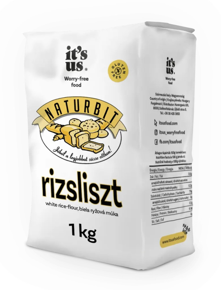 Naturbit gluténmentes rizsliszt 1 kg