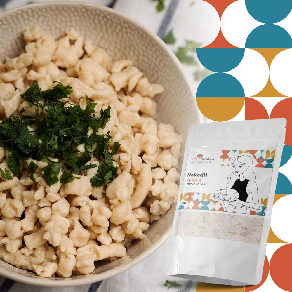 Éléskamra vegán, gluténmentes nokedli és házi tészta lisztkeverék 500 g