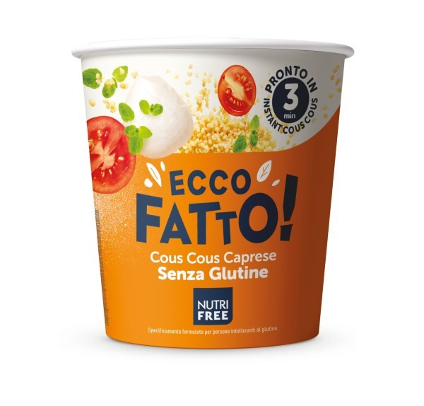 Nutri Free gluténmentes Cous Cous Caprese - Paradicsomos Mozzarellás instant Kuszkusz 70 g