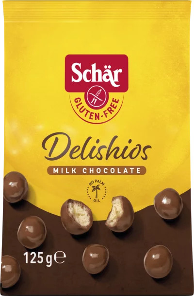 Schär Delishios csokis gabonagolyó 125 g