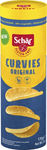 Schär Curvies chips original 170 g