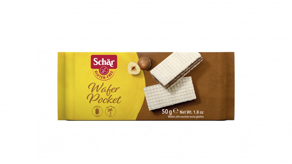 Schär WAFER POCKET mogyorós ostya 50 g