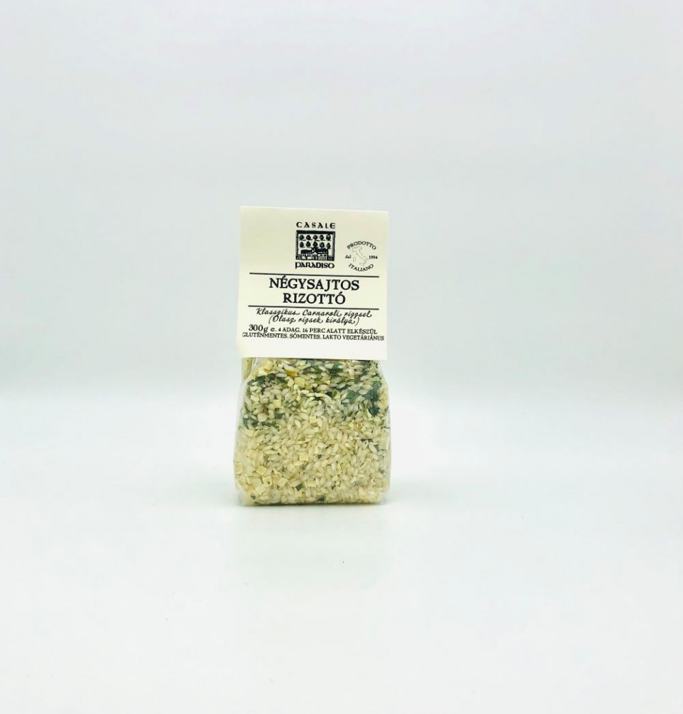 Casale Paradiso gluténmentes négysajtos rizottó 300 g