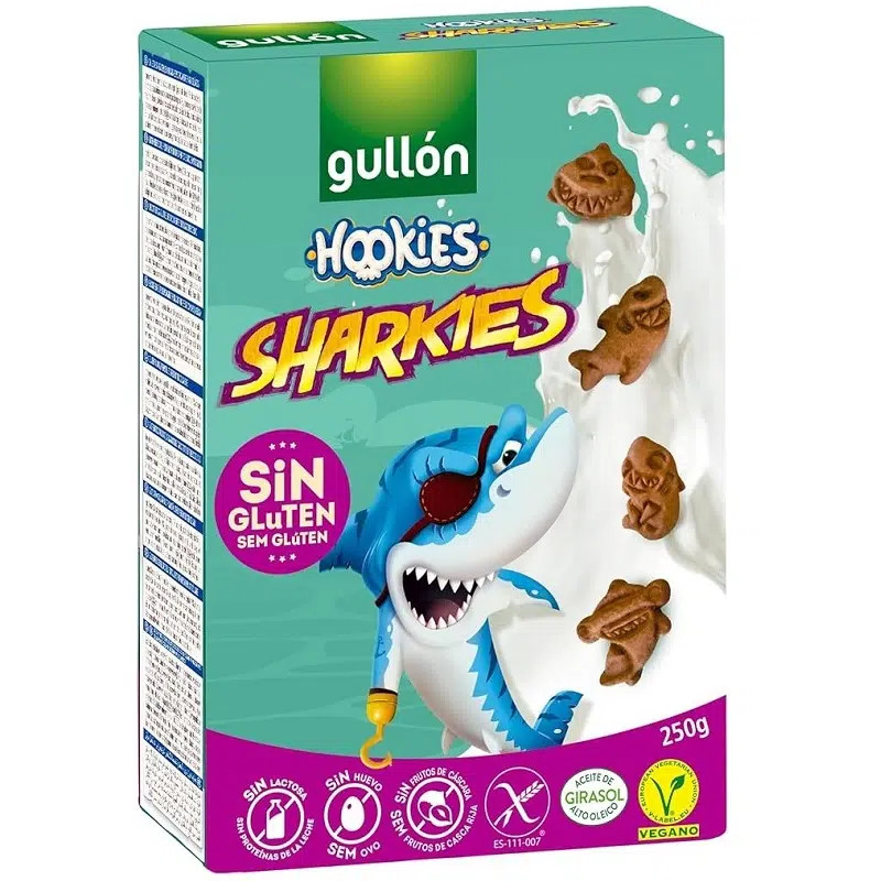 Gullón Dibus Sharkies - gluténmentes reggeliző keksz 250 g