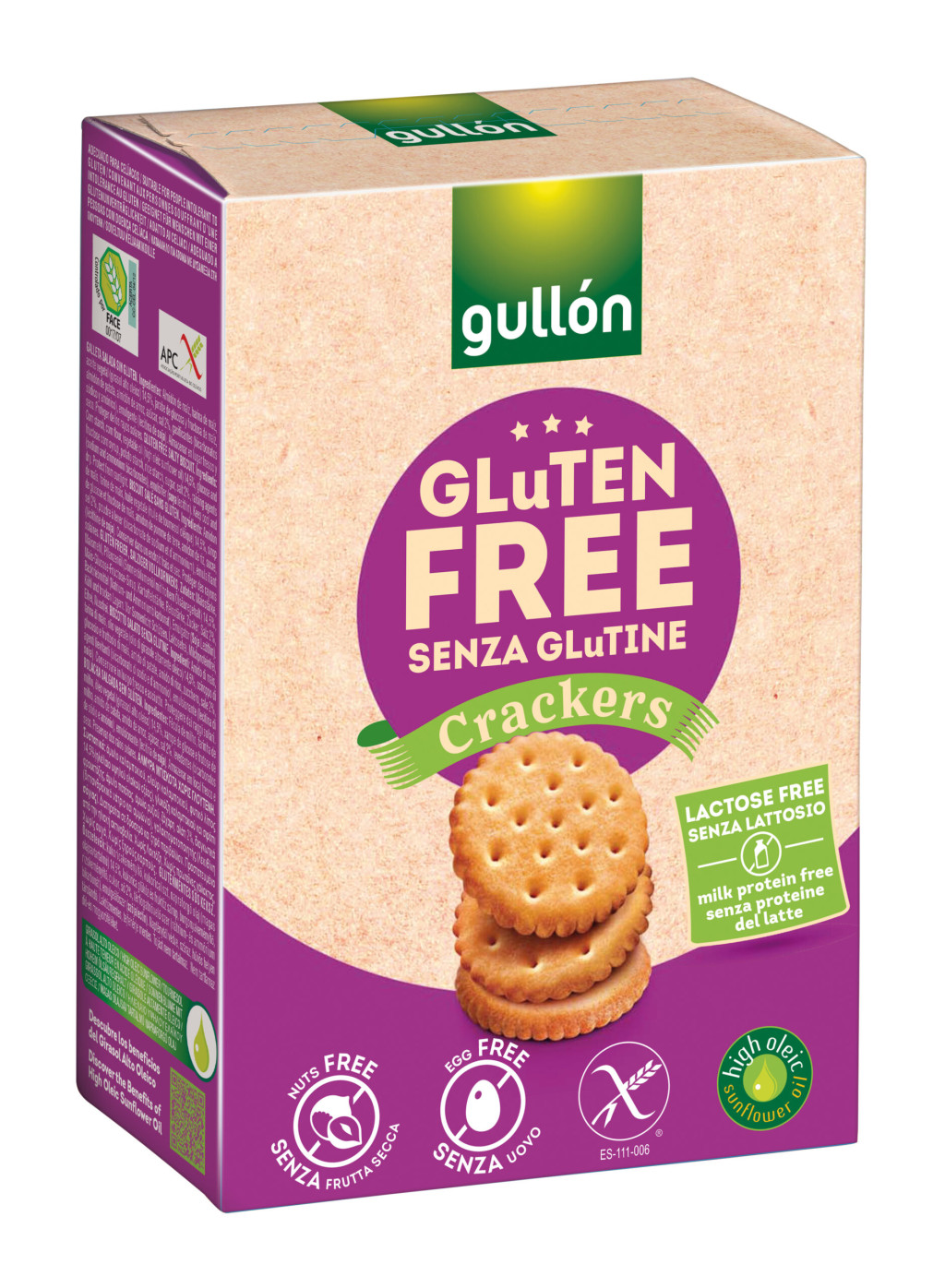 Gullón Crackers – gluténmentes sós keksz 200 g