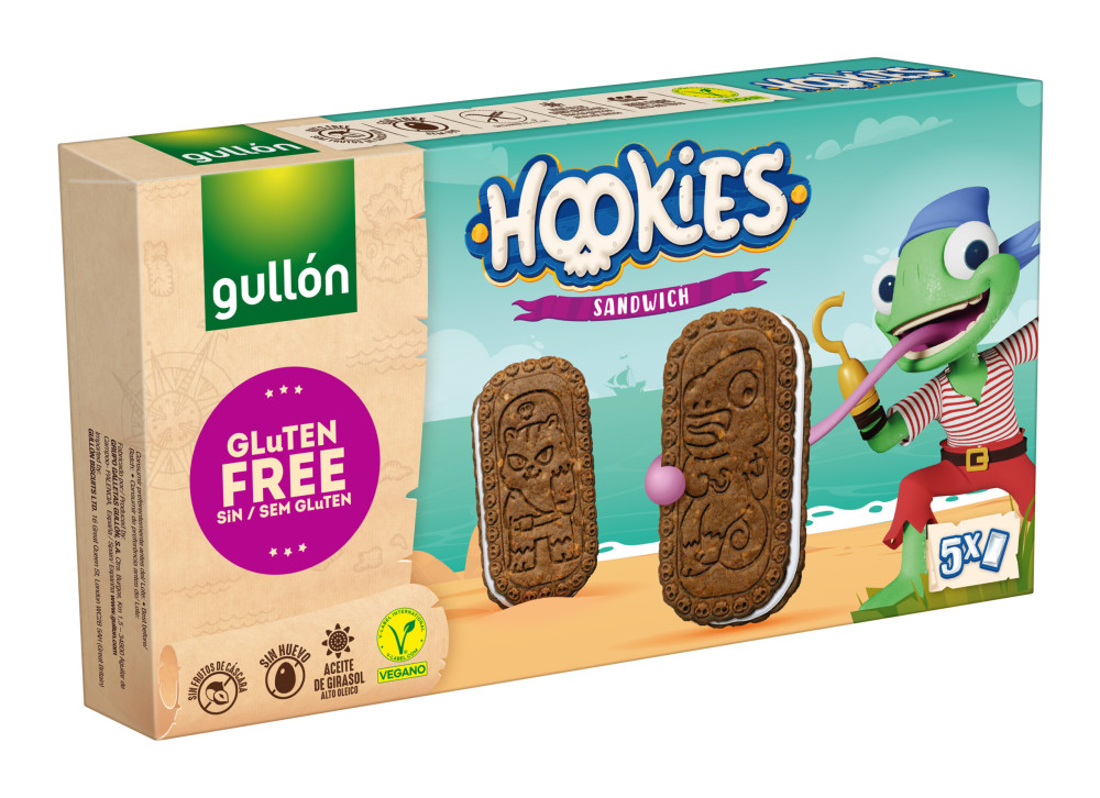 Gullon gluténmentes Hookies keksz 230 g