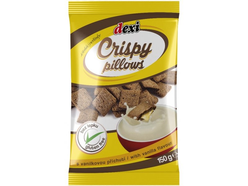 Dexi gluténmentes vanília ízesítésű párnák 150 g