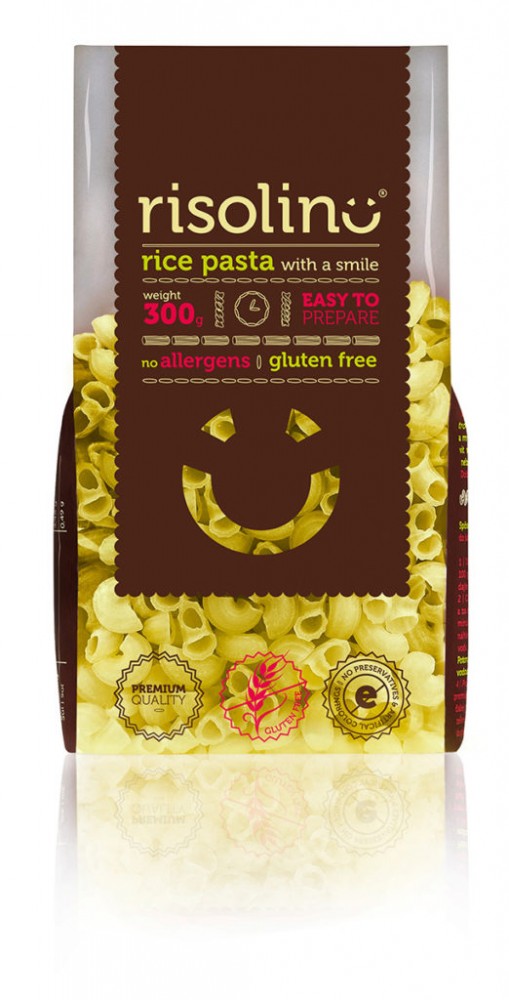 Risolino gluténmentes rizstészta Szarvacska 300 g