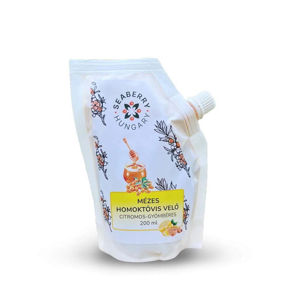 Seaberry Homoktövis velő mézes-citromos-gyömbéres 200 ml